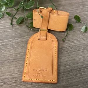 Authentic Louis Vuitton Luggage Tag